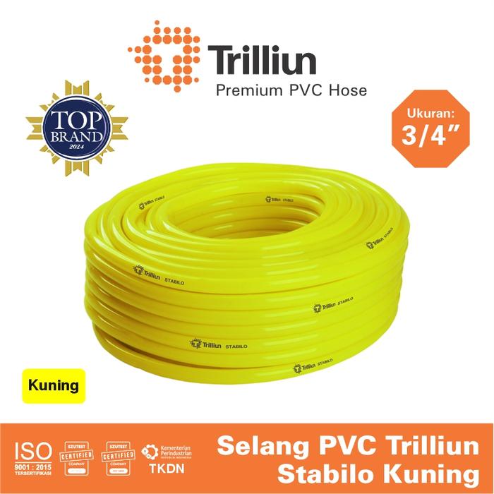Gambar Selang Air PVC Trilliun Stabilo 3/4" Inch - 10 Meter - Hijau dari Trilliun Kab. Pasuruan 5 Tokopedia