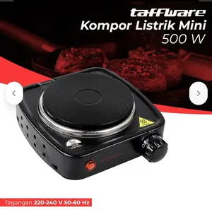 Taffware kompor listrik mini hot plate electric cooking 500w