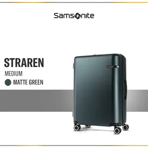 Samsonite Koper Hardcase Straren Spinner Medium 24 Inch - Matte Green