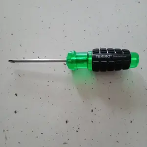 obeng tekiro gagang karet, m6x100 orginal (+) hijau