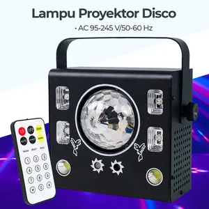 Lampu Laser Proyektor Panggung LED Lighting Caffe RGB Disco Waterproof