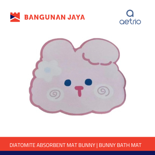 Gambar AETRIO KIDS DIATOMITE ABSORBENT MAT BUNNY KESET KAKI | BUNNY BATH MAT dari Bangunan Jaya Online Kota Administrasi Jakarta Utara Tokopedia