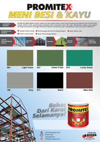 Gambar (5 KG) Cat Dasar Anti- Karat PROMITEX Alkyd Primer Meni Besi Zinc Chromate - Red dari Boxer Paint Official Store Kab. Sidoarjo 2 Tokopedia