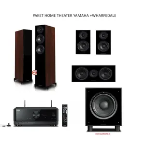 Paket Home Theater Yamaha + Wharfedale Diamond