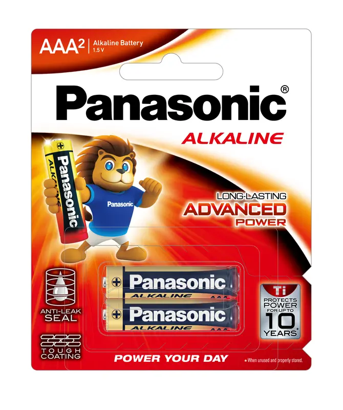 Panasonic Baterai Alkaline AA (A2) / AAA (A3) Battery Alkaline LR6T/2B-B / LR03T/2B-B 2Pcs 4