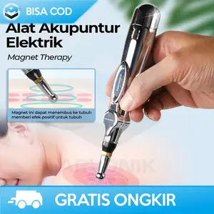 PERALATAN TERAPI AKUPUNTUR DAYA TARIKIK 2 MODEL KEPALA  GLF-209 SILVER