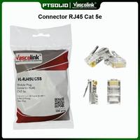 Gambar Vascolink RJ45 Connector Cat5E 1 pack Isi 100pcs dari PTSOLID Kota Administrasi Jakarta Barat 1 Tokopedia