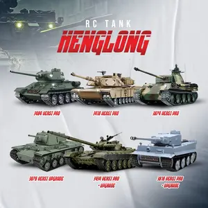 RC Tank Heng Long Millitary RC Battle Tank Pro Upgrade 1/16 Versi 7