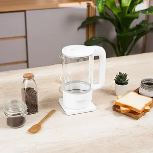 IDEALIFE Electric Glass Kettle Teko Listrik Kaca 1.0L Otomatis IL-113s