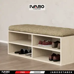 Ottoman/Bench Minimalis/Puff duduk/Storage Penyimpanan BELLAMY IVARO