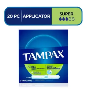 TAMPAX Cardboard Super Tampons (20pcs)