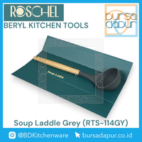 Gambar Roschel Beryl Soup Laddle Grey (RTS-114GY) Centong Sup Silikon dari Bursa Dapur Mall Kota Administrasi Jakarta Barat 2 Tokopedia
