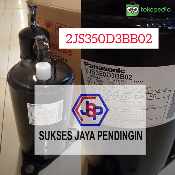 Jual Compressor Panasonic Original 2JS350D3BB02 / 2JS350 - Jakarta ...