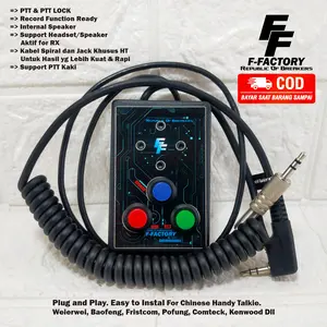 Converter micom soundcard v8 / Mixer untuk HT handy talkie China Baofeng,scom, weierwei. dll plug and play.