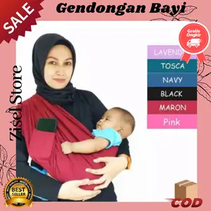 GENDONGAN BAYI KAOS GEOS POLOS TIMANG ANAK