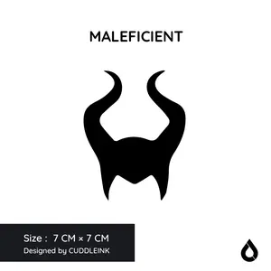 "Maleficient" CUDDLEINK Matte Ink Tattoo