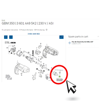 Gambar Original Sparepart Bosch Key Chuck 10mm 3/8" Posisi 46 Untuk GBM 350 dari Bosch Tools Authorized DNY Kota Surabaya 3 Tokopedia
