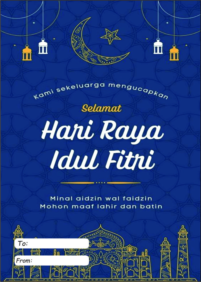 Gambar KARTU UCAPAN LEBARAN, KARTU PARCEL, IDUL FITRI, MURAH! #1 dari Ozoraproduction Kota Bogor 5 Tokopedia
