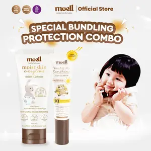 Moell Protection Combo Sunscreen 30gr & Body Lotion 185gr