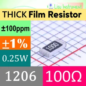 SMD 100R Resistor 1206 1% SMT 100 Ohm
