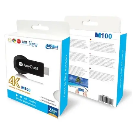 Anycast M100 4K Wifi HDMI Mirroring Display Dongle Smartphone to TV