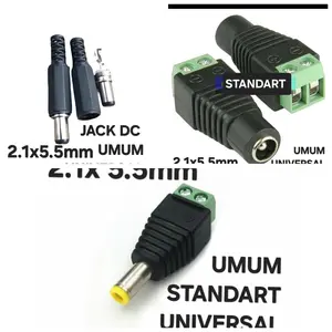 JACK DC MALE FEMALE SOKET SOCKET UMUM UNIVERSAL COLOKAN ADAPTOR COWOK