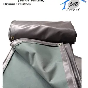 terpal kain CP (bahan jeep tentara) uk 4x8m