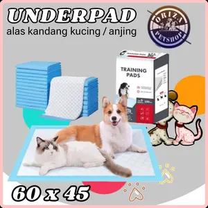 Underpad Kucing Anjing Perlak Alas Kandang Size S 33x45 Alas Pipis