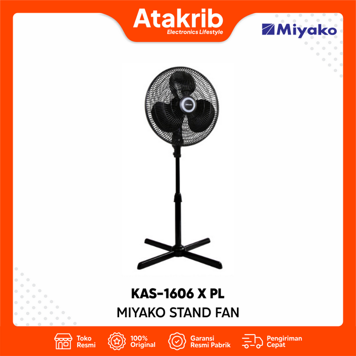 Gambar MIYAKO STAND FAN KAS-1606 X PL 16 Inch dari Atakrib Elektronik Yogyakarta Kab. Sleman Tokopedia