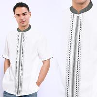 Gambar Baju Koko Katun Mikro Bordir/Promo Koko Katun Mikro/PE 08 - M dari ALFAUZI COLLECTION Kota Administrasi Jakarta Barat 4 Tokopedia