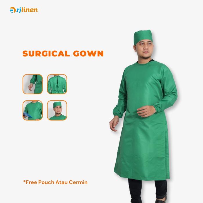 Gambar Surgical Gown/APD Gown/Gaun Operasi/Gaun Medis/Surgical Gown Medis dari Rumahjahitid Kota Tangerang Selatan Tokopedia