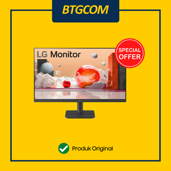 Gambar LG 25MS500-B MONITOR PC 25 INCH FHD IPS 100HZ BORDERLESS dari btgcom Kota Denpasar Tokopedia