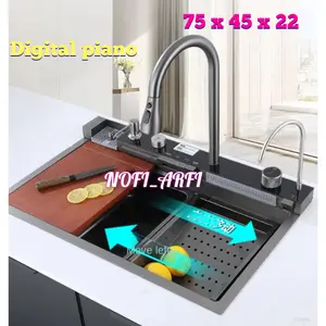 SALE!KITCHEN SINK MODERN BAK CUCI PIRING DIGITAL/75CM//SINK NEW MODEL