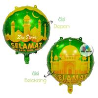 Gambar Balon foil idul fitri bulat / balon foil lebaran (40cm) dari zies store Kota Administrasi Jakarta Barat 1 Tokopedia