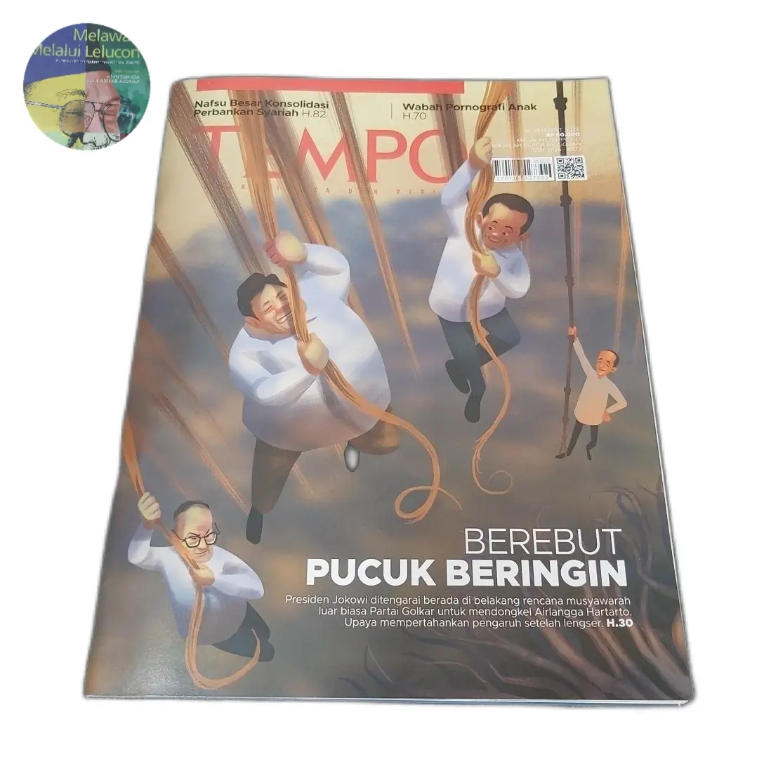 Majalah Tempo Terbaru Berebut Pucuk Beringin 18-24 Marer 2024