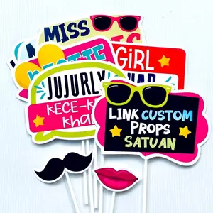 FUNPROPS UK. 30CM PHOTOBOOTH HARGA SATUAN  AKSESORIS FOTO