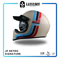 Gambar Helm Cakil - JP RETRO SIGNATURE - SG01 - Classis dari LuxuryHelmet Kota Depok 1 Tokopedia