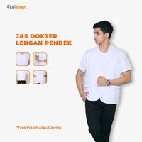 Gambar Jas Dokter Lengan Pendek/Baju Dokter/Jas Dokter ( Unisex ) dari Rumahjahitid Kota Tangerang Selatan 1 Tokopedia