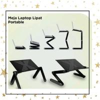 Gambar Meja Lipat Laptop / Meja Laptop Portable Aluminium Alloy+ABS dari abdulazis3604id Kota Surabaya 4 Tokopedia