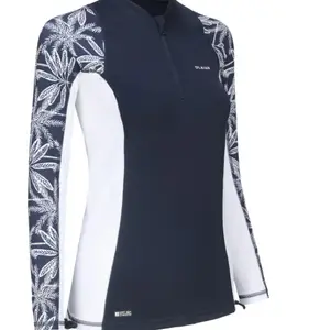 Baju surfing wanita anti uv protection surfing top black pink