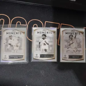 topps finest Moments Inzaghi Rijkaard Zidane ac milan real madrid