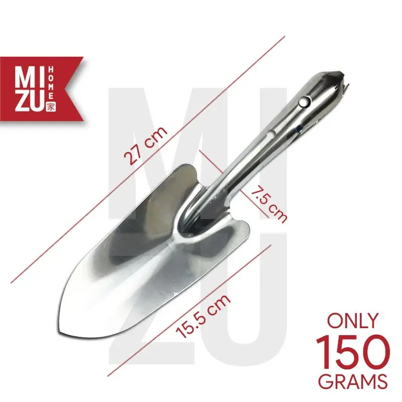 Unicast FULL Stainless Steel Trowel Shovel Sekop Tanah Taman Kebun 2