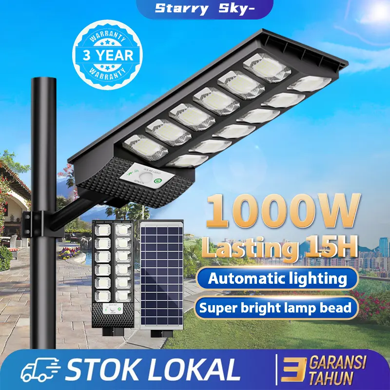 Lampu Solar Tenaga Surya Lampu Jalan solar cell Garansi 3 tahun 0