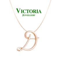 Gambar Liontin Berlian Inisial Series A- Z Rose gold Victoria Jewellery - A dari Victoria Jewellery Online Kota Administrasi Jakarta Selatan 5 Tokopedia