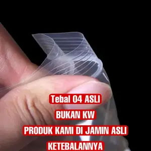 Plastik klip / plastik plong / plastik pakaian dll ecer (perlembar)
