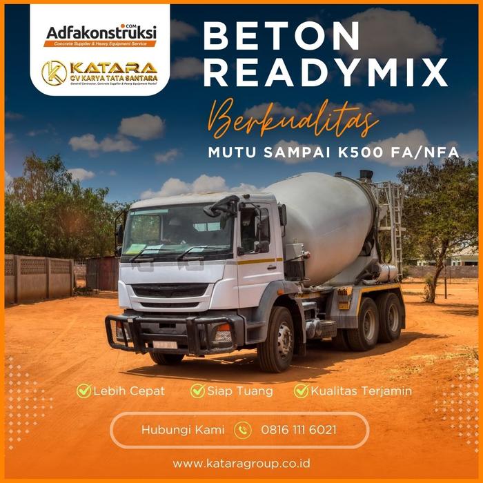 Gambar Beton Cor Ready Mix K 300 - JABODETABEK - Truck Besar dari Adfamix Kota Administrasi Jakarta Timur Tokopedia
