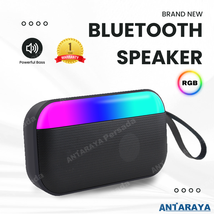 Jual Speaker bluetooth mini portable Kisonli type S19 RGB Super Bass ...