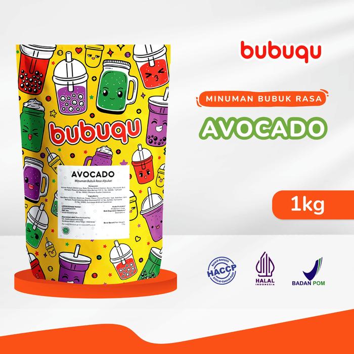 Gambar Bubuqu Powder Drink Avocado Milk - Bubuk Minuman Alpukat Susu 1 Kg dari Delifru Utama Indonesia Kota Administrasi Jakarta Barat Tokopedia