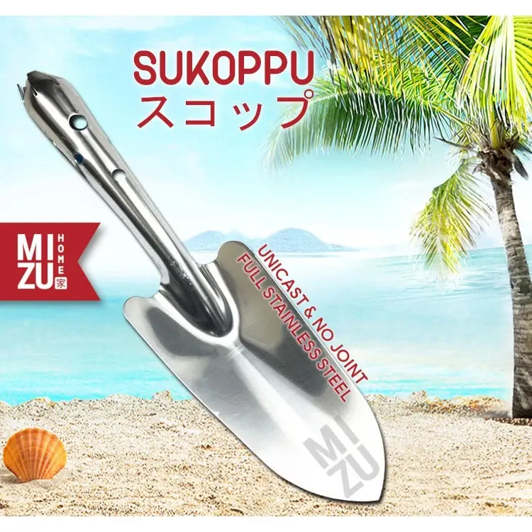 Unicast FULL Stainless Steel Trowel Shovel Sekop Tanah Taman Kebun 0