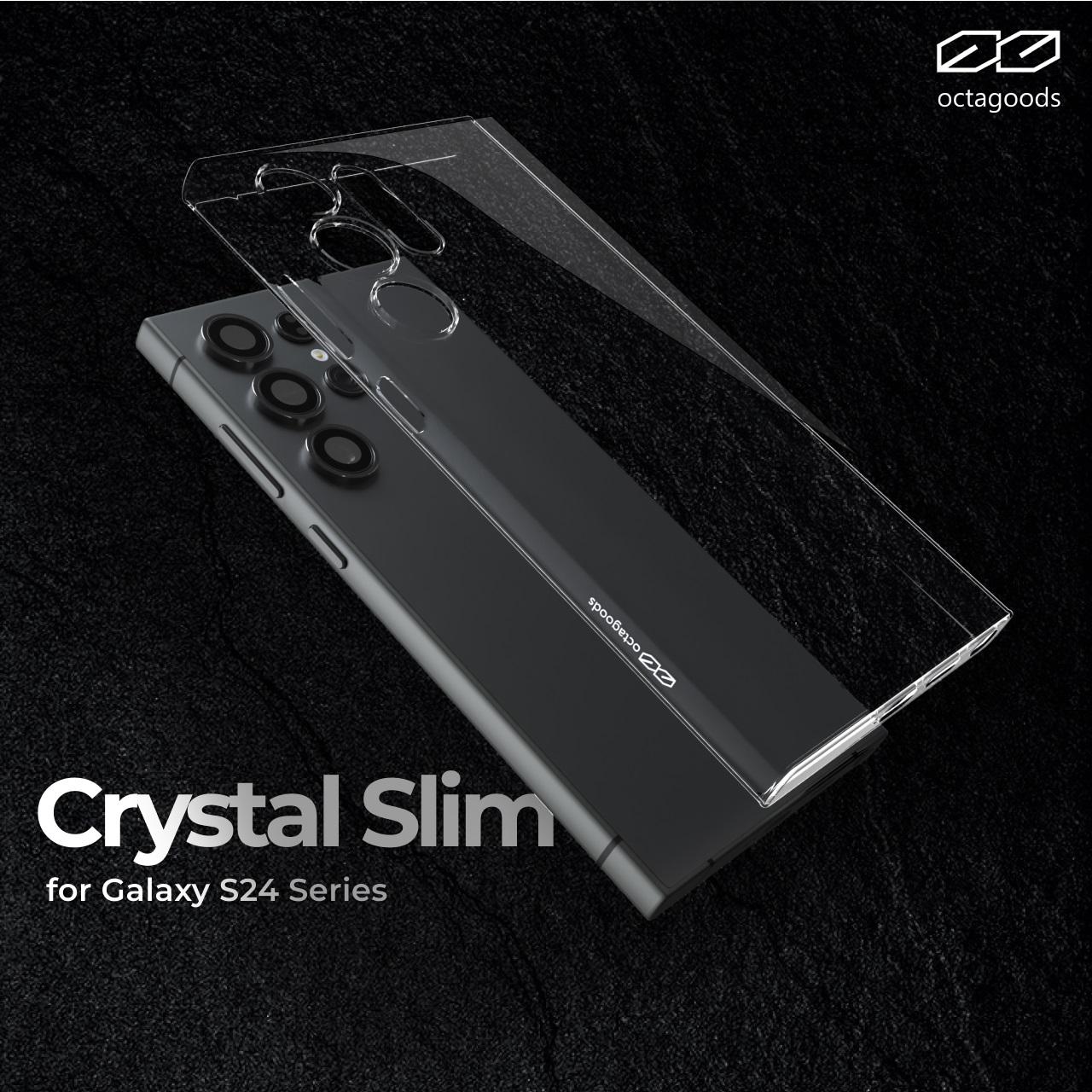 Case Samsung Galaxy S24 Ultra Plus Octagoods Crystal Slim Clear Casing
